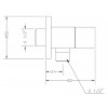 Кутовий вентиль GENEBRE Kenjo Angle12 (310605)